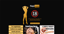 Desktop Screenshot of napiszex.hu