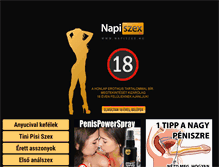 Tablet Screenshot of napiszex.hu